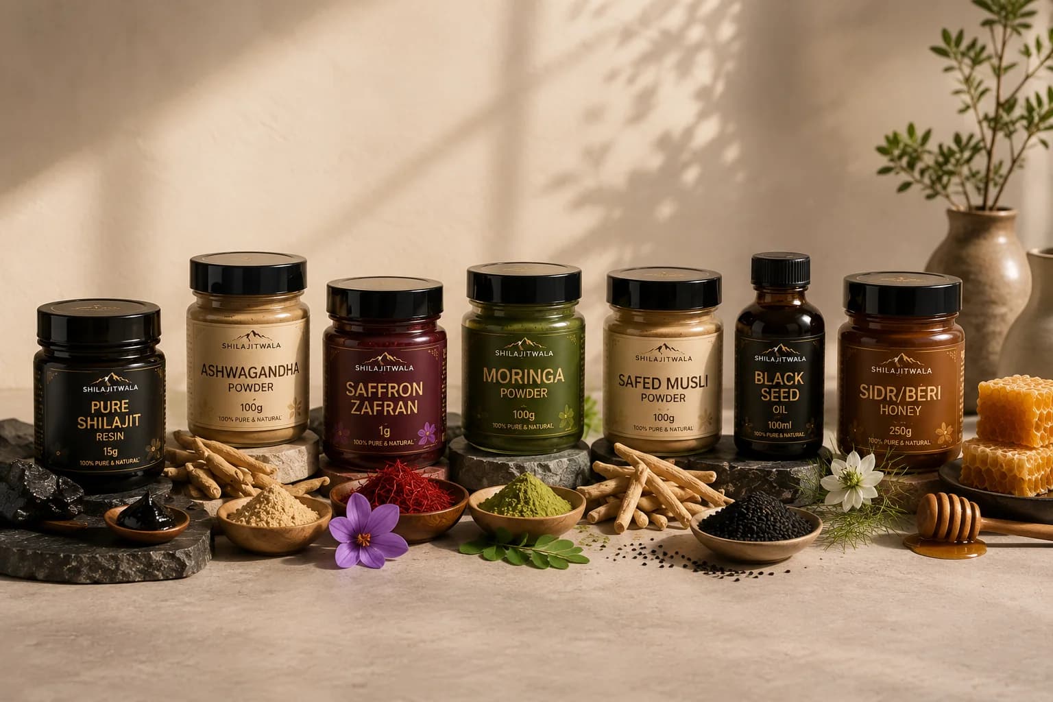 Complete ShilajitWala natural wellness collection