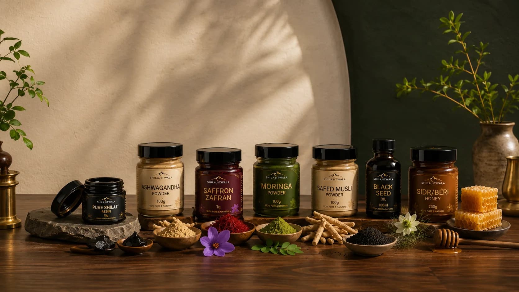 The complete ShilajitWala natural wellness collection