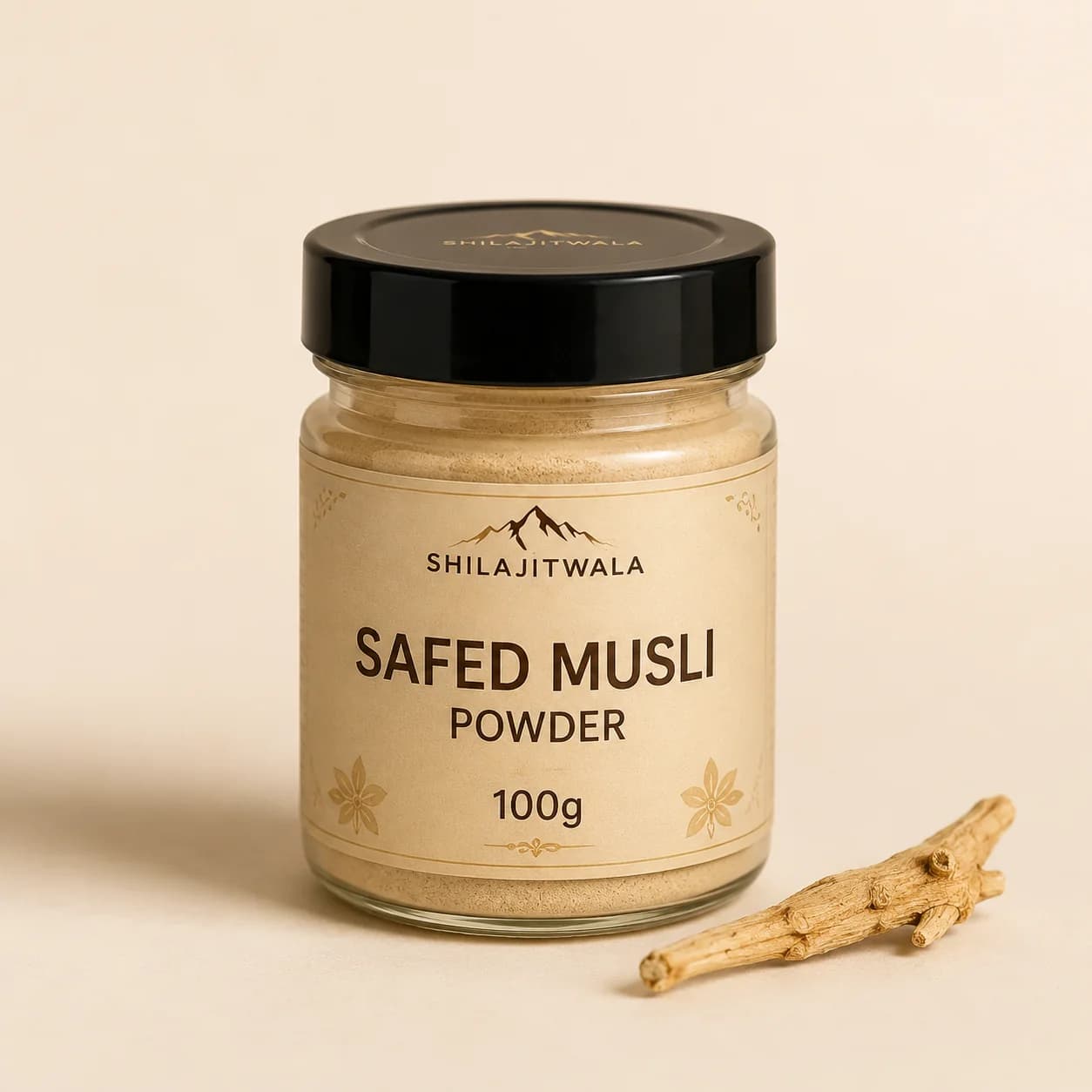 ShilajitWala Safed Musli Powder 100g jar