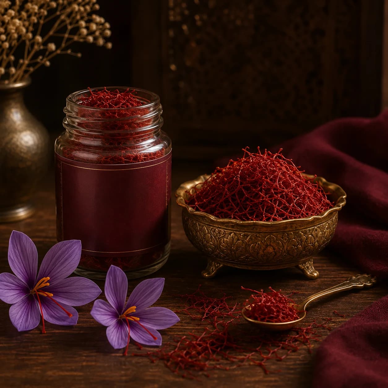 Saffron Zafran with its natural ingredient
