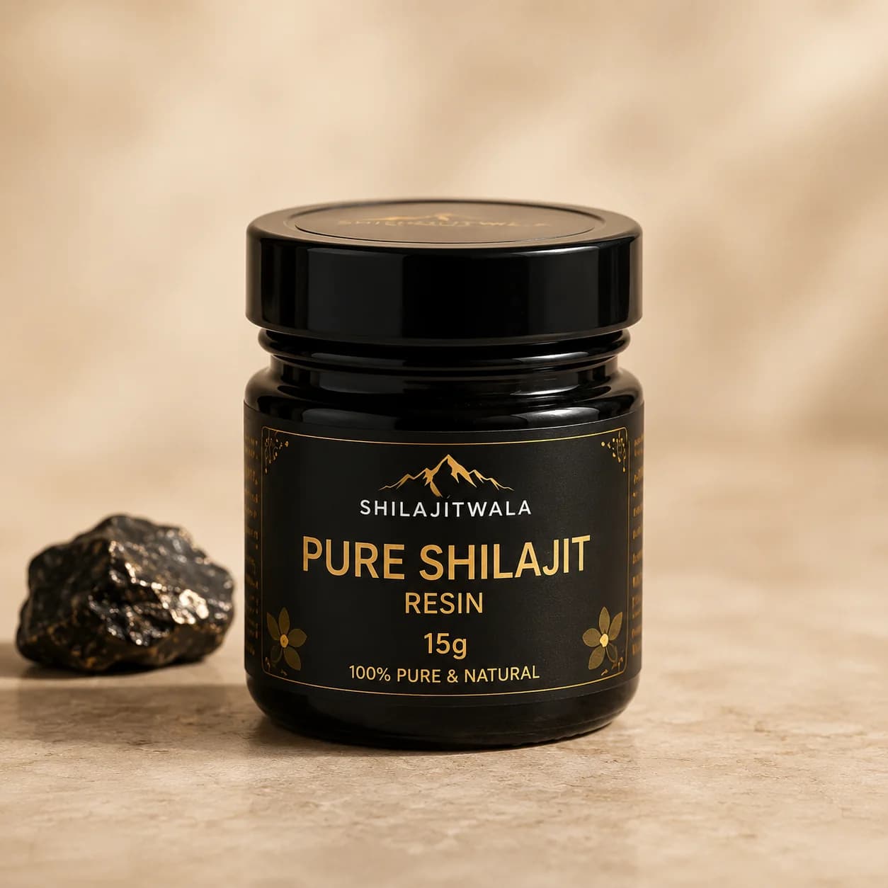 ShilajitWala Pure Shilajit Resin 15g jar