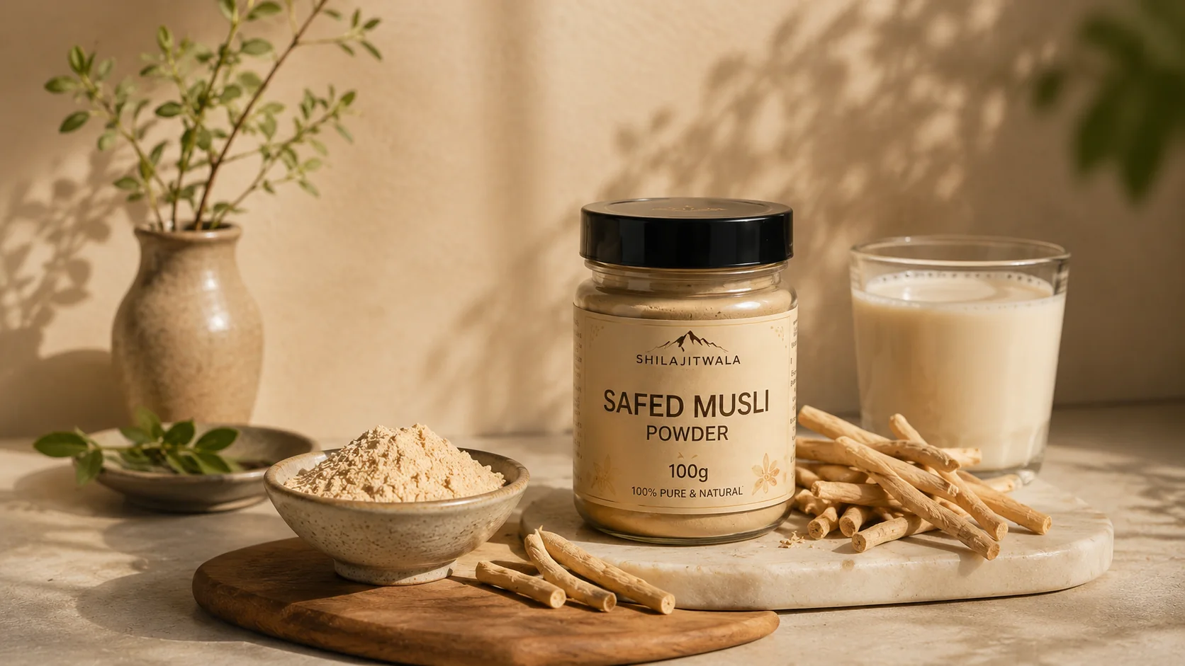 Safed Musli Powder premium product scene